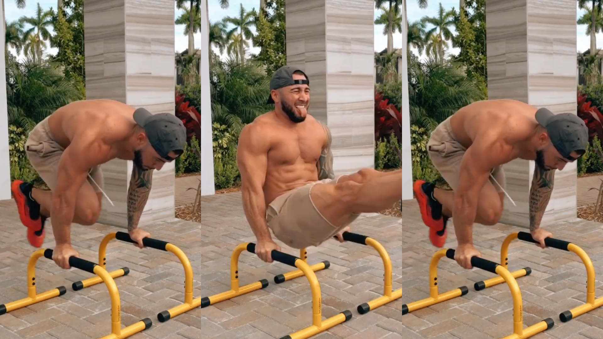 Parallette workout discount program