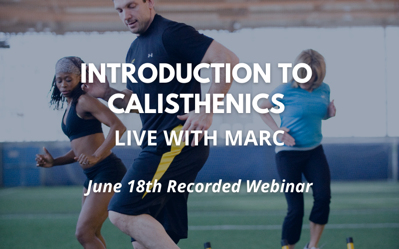 Live Training Session with Marc - June 18 Recording