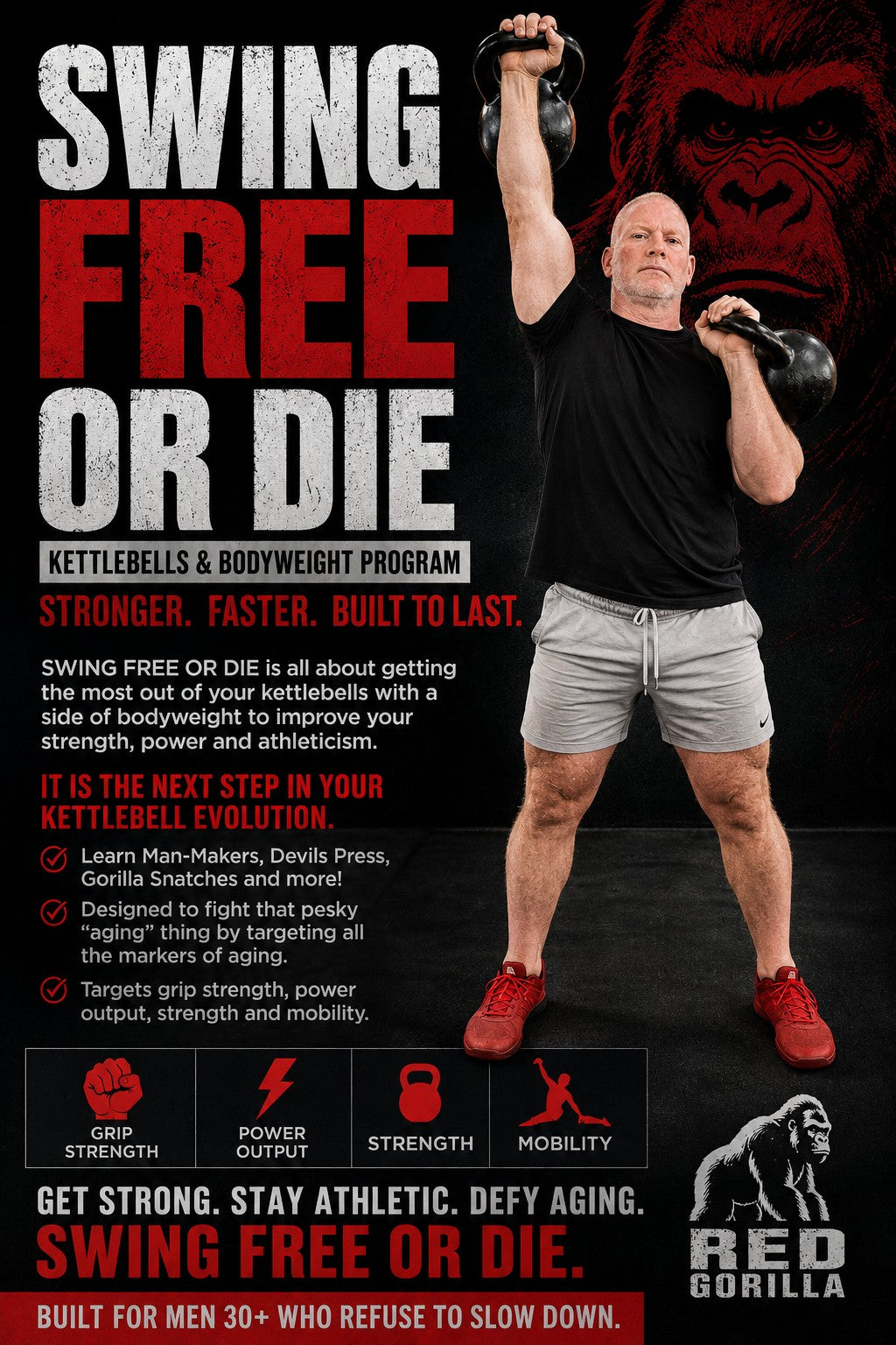 Swing Free or Die Kettlebells & Bodyweight Course by Todd Cambio