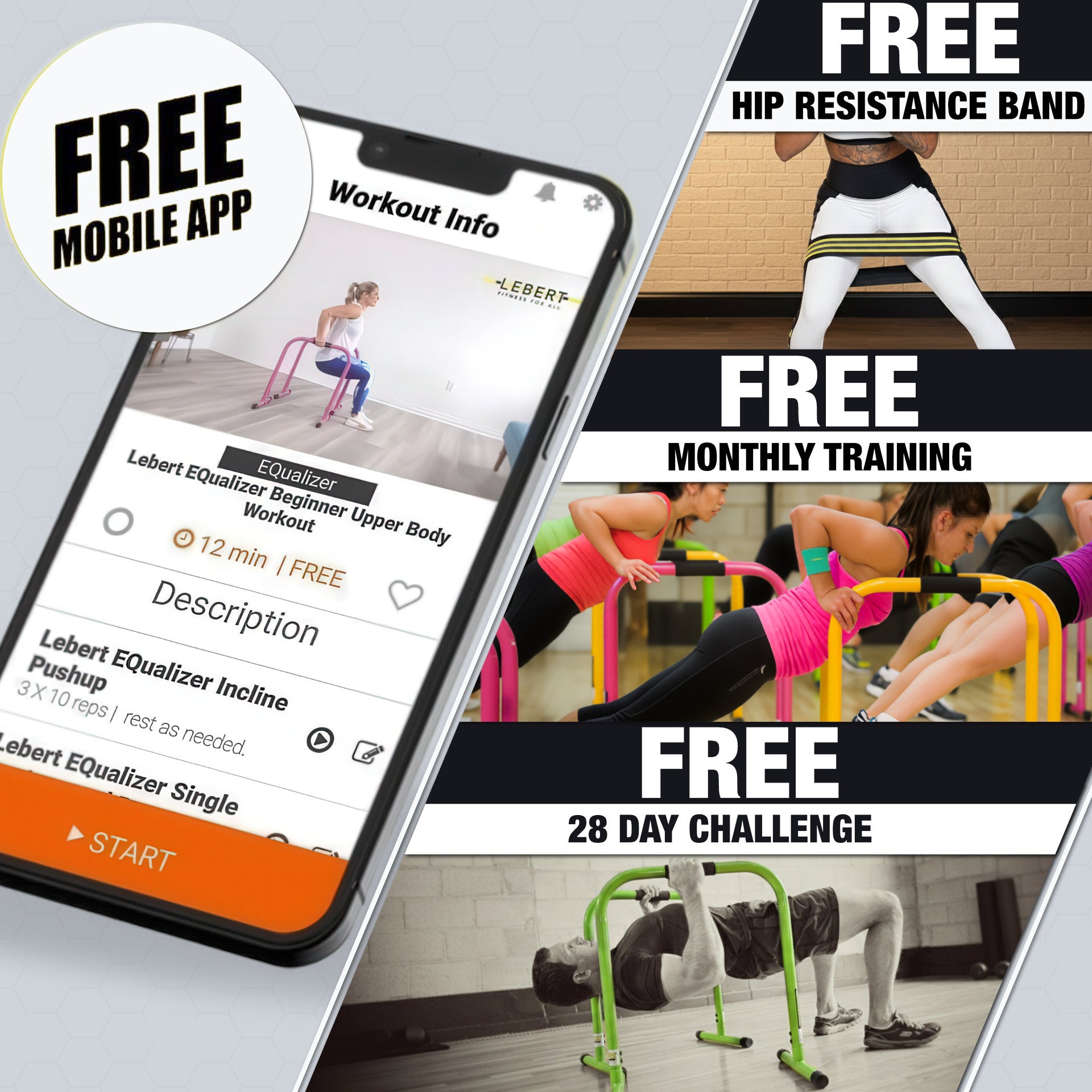 Lebert EQualizer Total Body Strengthener XL | Lebert Fitness