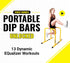 Portable Dip Bars Unlocked