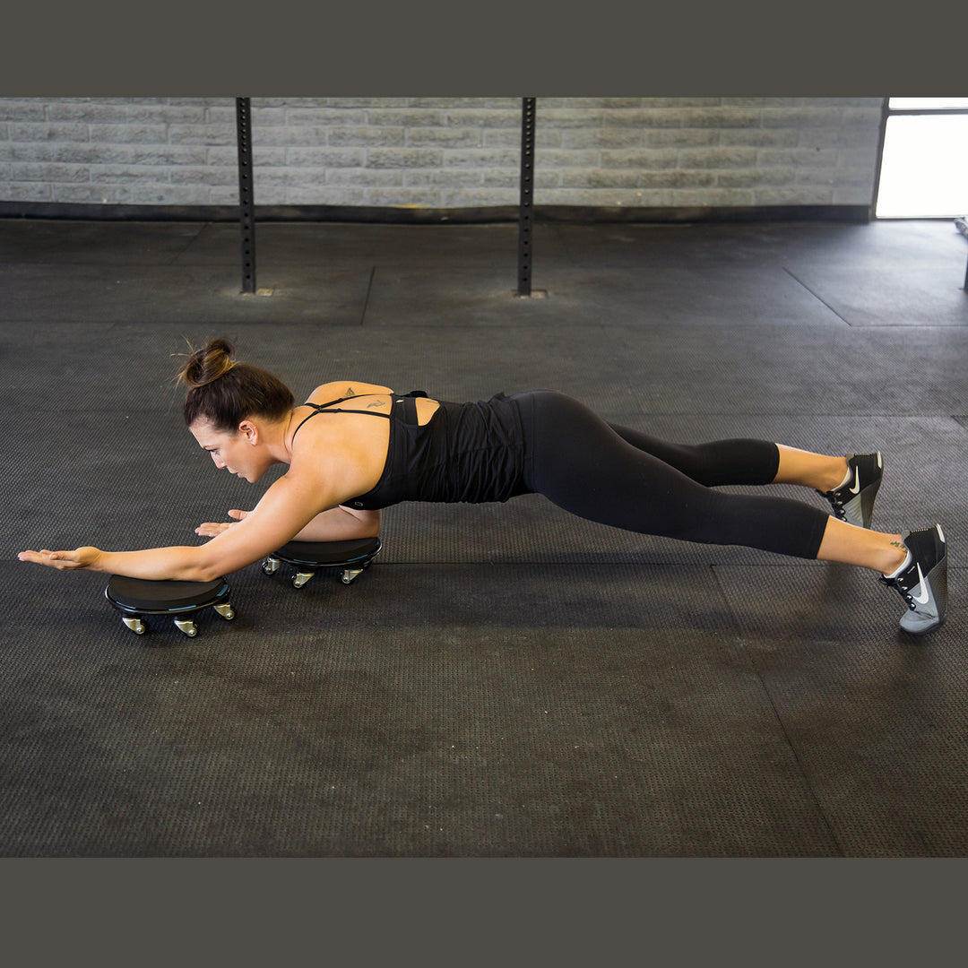 Flex Disc Reaching Plank